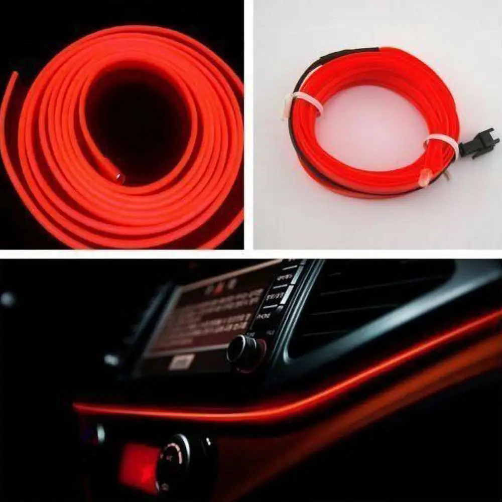 4M Car Atmosphere Light 12V LED Auto Interior Ambient Light Decor Atmosphere Optical Fiber Lamp Door Light bar
4M Car Atmosphere Light 12V LED Auto Interior Ambient Light Decor Atmosphere Optical Fiber Lamp Door Light bar