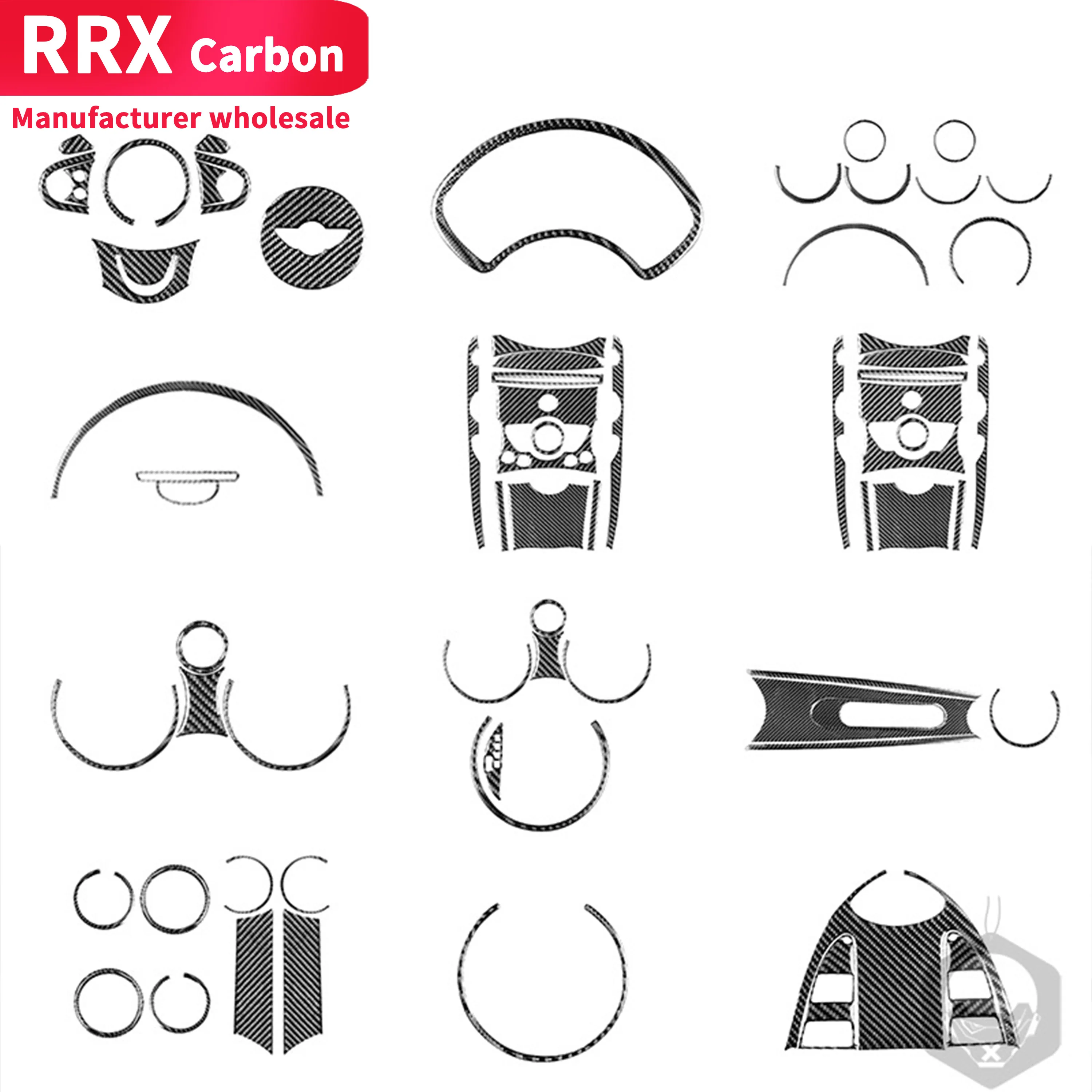 For Mini Cooper Hardtop Clubman Convertible R55 R56 R57 Carbon Fiber Stickers Steering Wheel Gear Shift Panel Interior Styling
For Mini Cooper Hardtop Clubman Convertible R55 R56 R57 Carbon Fiber Stickers Steering Wheel Gear Shift Panel Interior Styling
