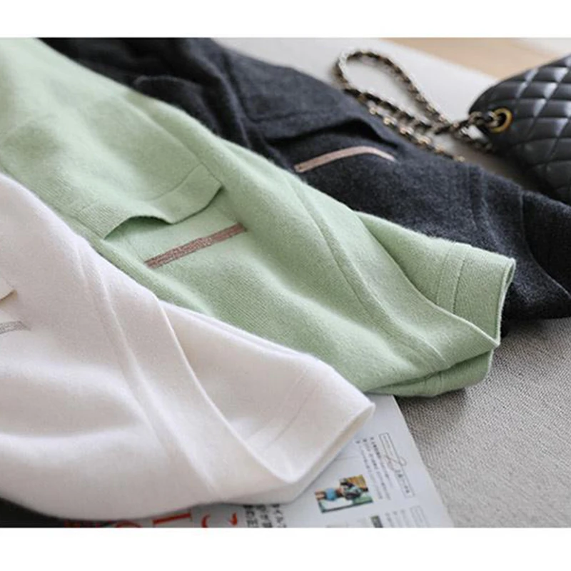 LY VAREY LIN Spring Autumn Women Casual Single Breasted Solid Knitting Cardigan Office Lady Long Sleeve Buttons Fashion Coat
LY VAREY LIN Spring Autumn Women Casual Single Breasted Solid Knitting Cardigan Office Lady Long Sleeve Buttons Fashion Coat