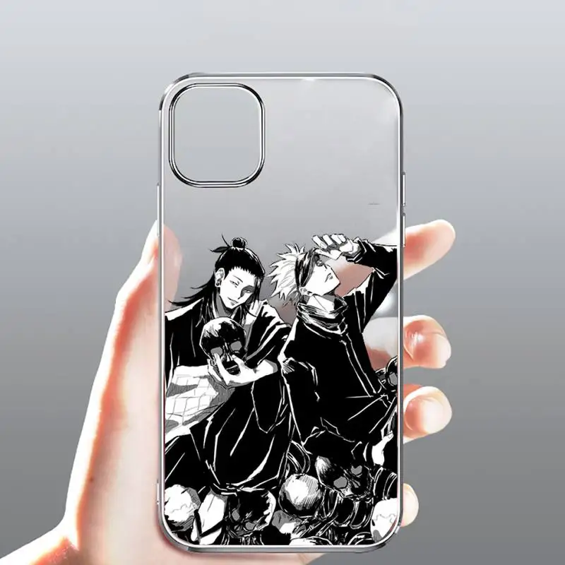 Japanese Anime Jujutsu Kaisen Phone Case Transparent for Clear iPhone case 11 12 mini pro XS MAX 8 7 6 6S Plus X 5S SE 2020 XR
Japanese Anime Jujutsu Kaisen Phone Case Transparent for Clear iPhone case 11 12 mini pro XS MAX 8 7 6 6S Plus X 5S SE 2020 XR