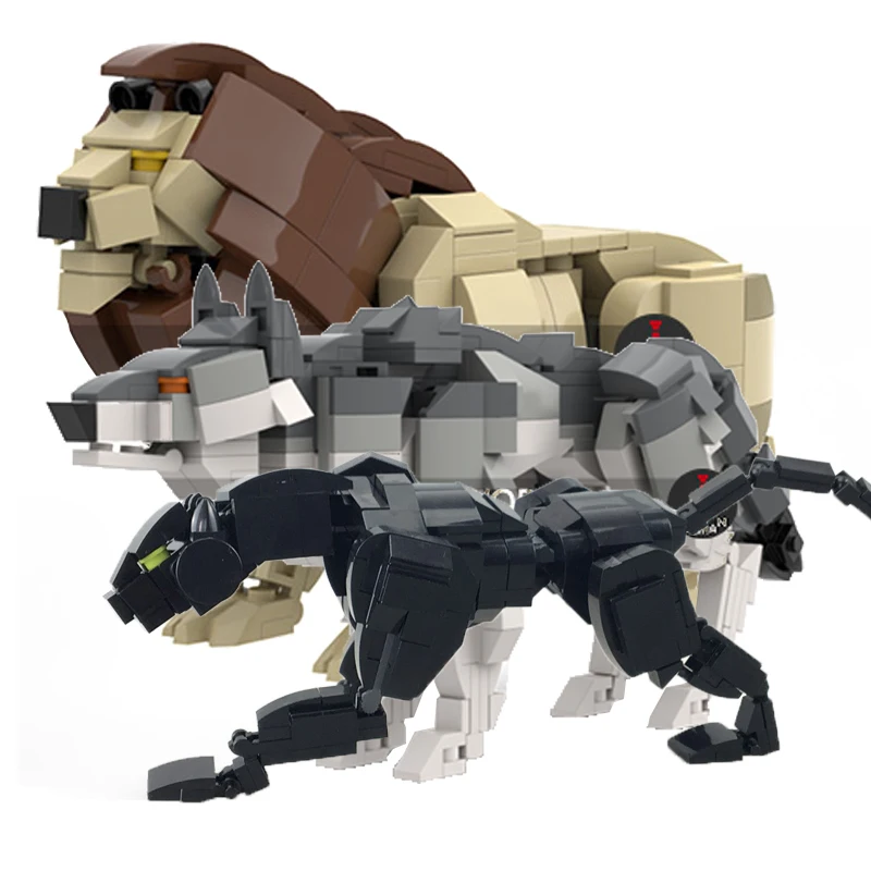 Simulation Animals Building Blocks Action Figure Model Toys For Children Leopard Lion Wolf Model Building Kit Craft Kids Toys
Simulation Animals Building Blocks Action Figure Model Toys For Children Leopard Lion Wolf Model Building Kit Craft Kids Toys