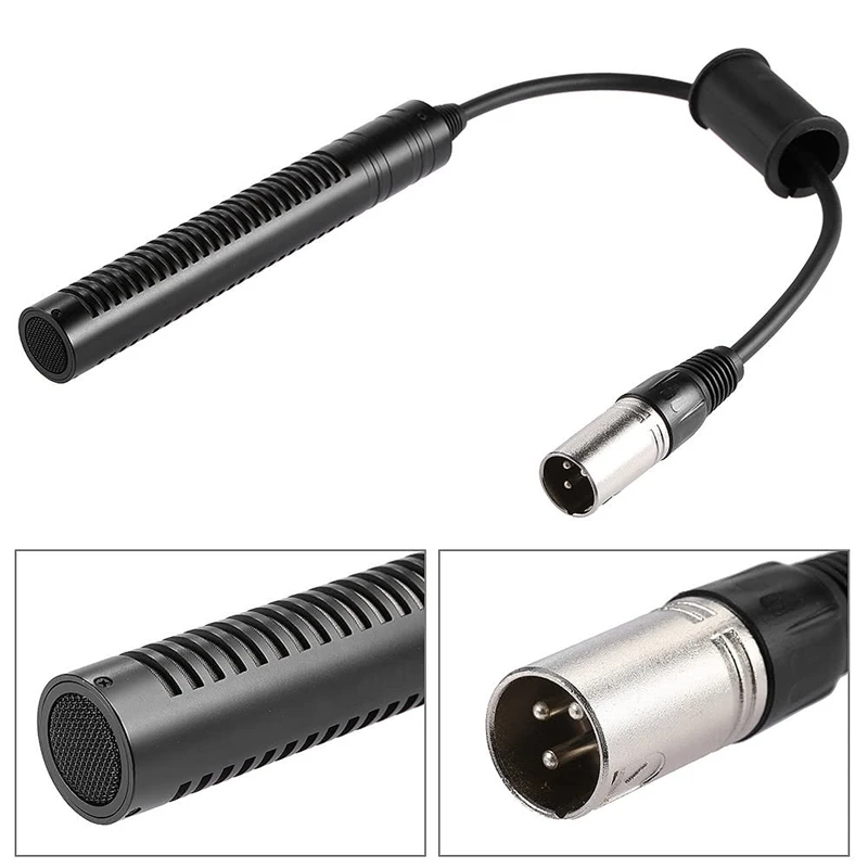 HFES Stereo Condenser Microphone Camera Microphone Interview Microphone Video Recording Microphone
HFES Stereo Condenser Microphone Camera Microphone Interview Microphone Video Recording Microphone