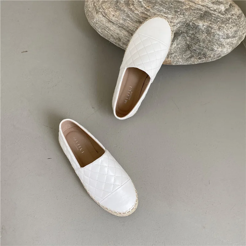 2021 New Small Fragrant Wind Fisherman Shoes Casual Shoes with Increased Straw Woven Platform Loafers Women's Single Shoes
2021 New Small Fragrant Wind Fisherman Shoes Casual Shoes with Increased Straw Woven Platform Loafers Women's Single Shoes