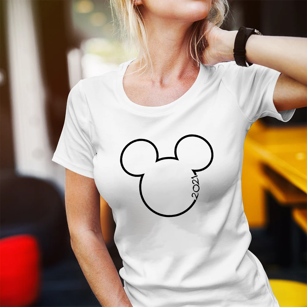2021 Mickey Mouse Minimalism Print T-shirt Korean Style Fashion Ulzzang Women T Shirt Disney Designer Clothes Personalized
2021 Mickey Mouse Minimalism Print T-shirt Korean Style Fashion Ulzzang Women T Shirt Disney Designer Clothes Personalized