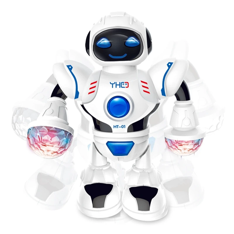 Mini Robot With Flashing Led Light Dancing Intelligent Model Electric Simulated Educational Robotic Toys For Children
Mini Robot With Flashing Led Light Dancing Intelligent Model Electric Simulated Educational Robotic Toys For Children