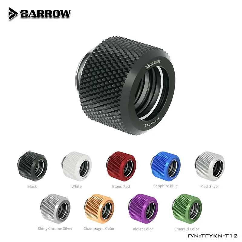 Barrow TFYKN-T12,Multiple color OD12mm choice hard tube fitting,G1/4 adapters for water cooler PC hard tube
Barrow TFYKN-T12,Multiple color OD12mm choice hard tube fitting,G1/4 adapters for water cooler PC hard tube