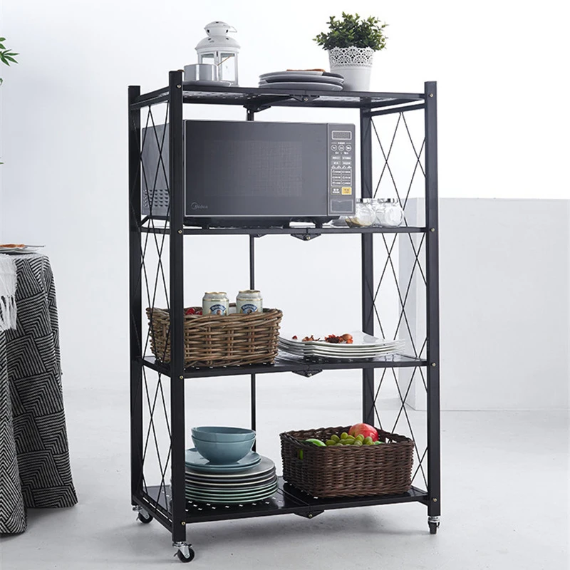 Installation-free Folding Kitchen Supplies Racks Floor-standing Multi-layer Sundries Pot Racks Microwave Oven Storage Racks
Installation-free Folding Kitchen Supplies Racks Floor-standing Multi-layer Sundries Pot Racks Microwave Oven Storage Racks