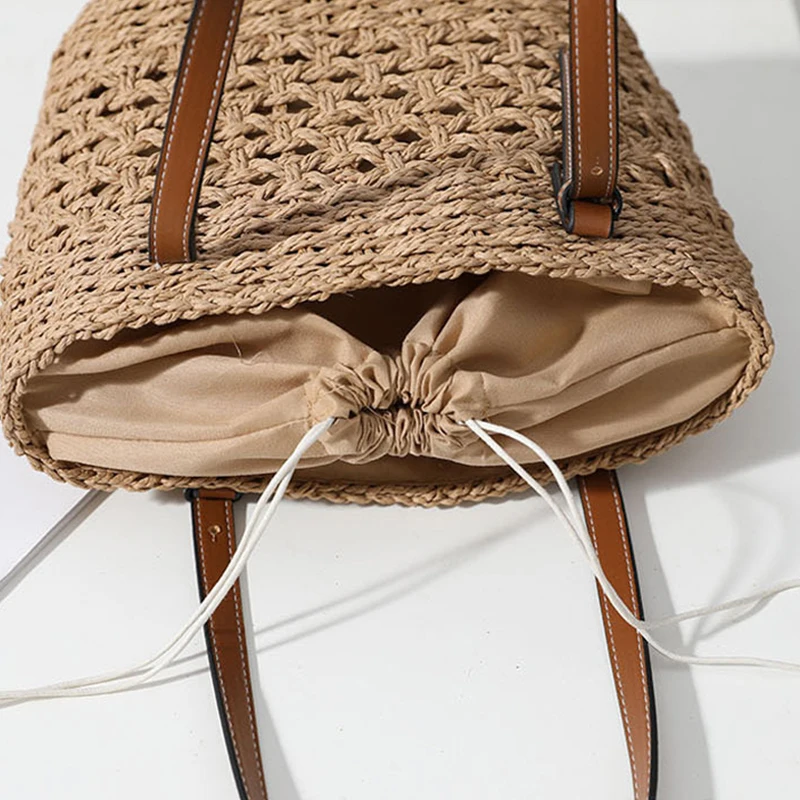 Bohemia Hollow Straw Women Tote Bags For Women's Bag High Capacity Handwoven Shoulder Bag Women Handbag Summer Beach Straw Bags
Bohemia Hollow Straw Women Tote Bags For Women's Bag High Capacity Handwoven Shoulder Bag Women Handbag Summer Beach Straw Bags