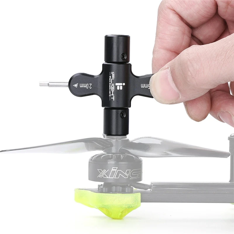 iFlight M3 M5 Nut Screw Wrench Socket Quick Realease Propeller Motor Tool w/1.5mm 2mm Screw Pin for RC FPV Racing Drone
iFlight M3 M5 Nut Screw Wrench Socket Quick Realease Propeller Motor Tool w/1.5mm 2mm Screw Pin for RC FPV Racing Drone