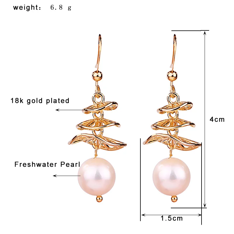 FARLENA Handmade Jewelry Natural Freshwater Baroque Pearl Stud Earrings For Women Wedding Party Accessory Double pearl Earrings
FARLENA Handmade Jewelry Natural Freshwater Baroque Pearl Stud Earrings For Women Wedding Party Accessory Double pearl Earrings