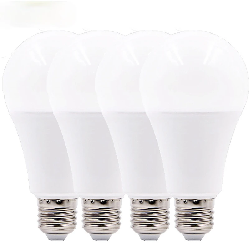 

4PCS LED Bulb Lamp E14 E27 3W 5W 7W 9W 12W 15W 18W 220V LED Lampada Ampoule Bombilla High Brightness LED Light SMD2835