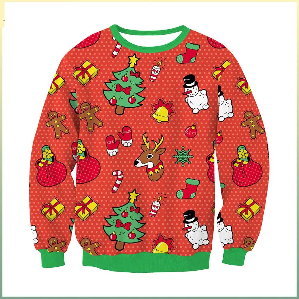 Christmas Lovers Wear Fashion Women Autumn New Printing Round Neck Sweater Wholesale Men Hoodies Sweatshirts Hoodie Men
Christmas Lovers Wear Fashion Women Autumn New Printing Round Neck Sweater Wholesale Men Hoodies Sweatshirts Hoodie Men
