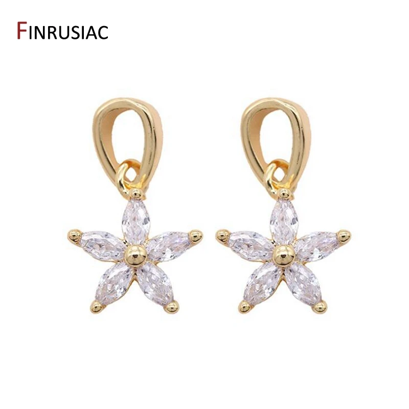 2020 New Designer Shiny Zircon Flower Charm Pendant For DIY Making Necklaces Bracelets Jewelry Pendants Wholesale 
2020 New Designer Shiny Zircon Flower Charm Pendant For DIY Making Necklaces Bracelets Jewelry Pendants Wholesale