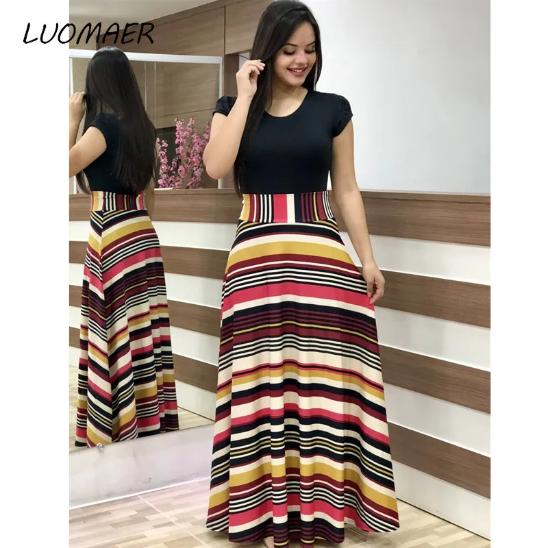 Spring Autumn For Women Dress 2020 Casual Long Sleeve O-neck Tunic Patchwork Dresses Fashion Vintage Print Maxi Dress Vestidos
Spring Autumn For Women Dress 2020 Casual Long Sleeve O-neck Tunic Patchwork Dresses Fashion Vintage Print Maxi Dress Vestidos