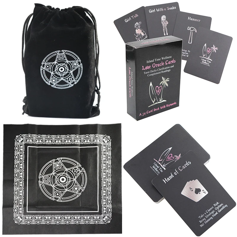 Classic Tarot Card Game Deck Party Card Game Divination Fate Oracle Card With Premium Suede Tote Bag Linen Mat 
Classic Tarot Card Game Deck Party Card Game Divination Fate Oracle Card With Premium Suede Tote Bag Linen Mat