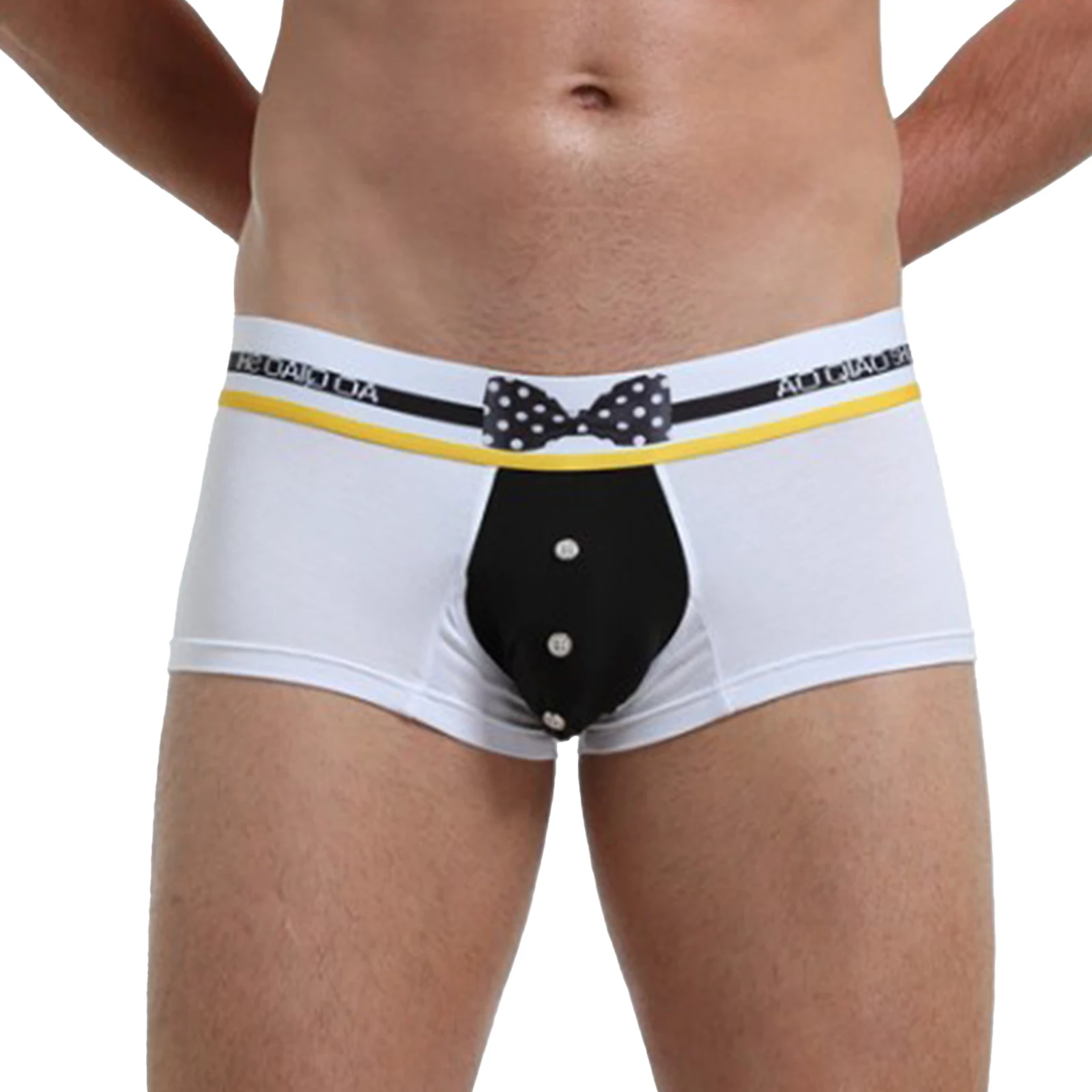Men Bow Printing Waistband Shorts Boys Button Bulge Pouch Boxers Underwear Sleepwear Pool Party Swimwear Nightwear
Men Bow Printing Waistband Shorts Boys Button Bulge Pouch Boxers Underwear Sleepwear Pool Party Swimwear Nightwear