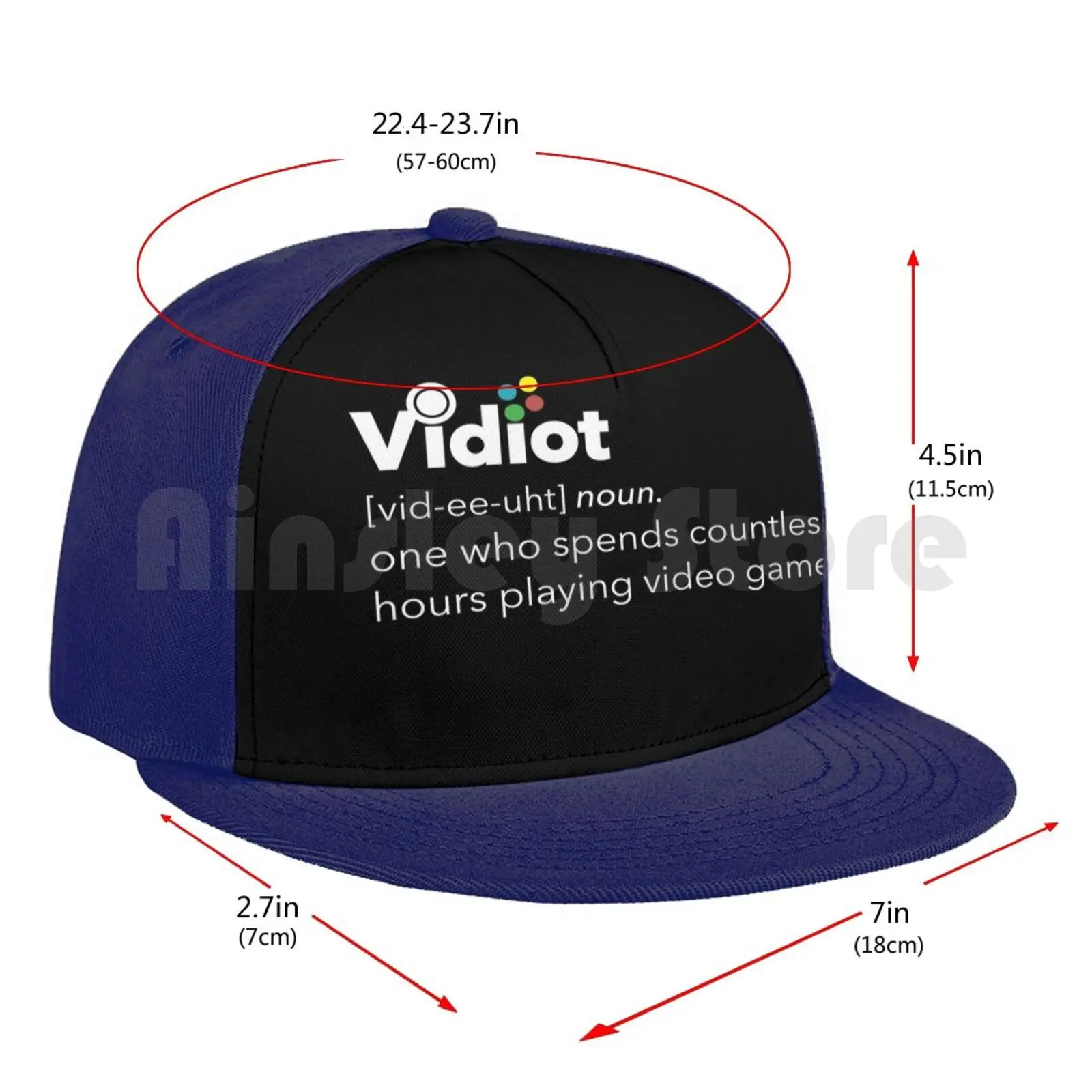 Vidiot Definition , Funny Video Games Gaming Shirt Baseball Cap Unisex Mesh Casual Print Adjustable One Who Spends Countless
Vidiot Definition , Funny Video Games Gaming Shirt Baseball Cap Unisex Mesh Casual Print Adjustable One Who Spends Countless