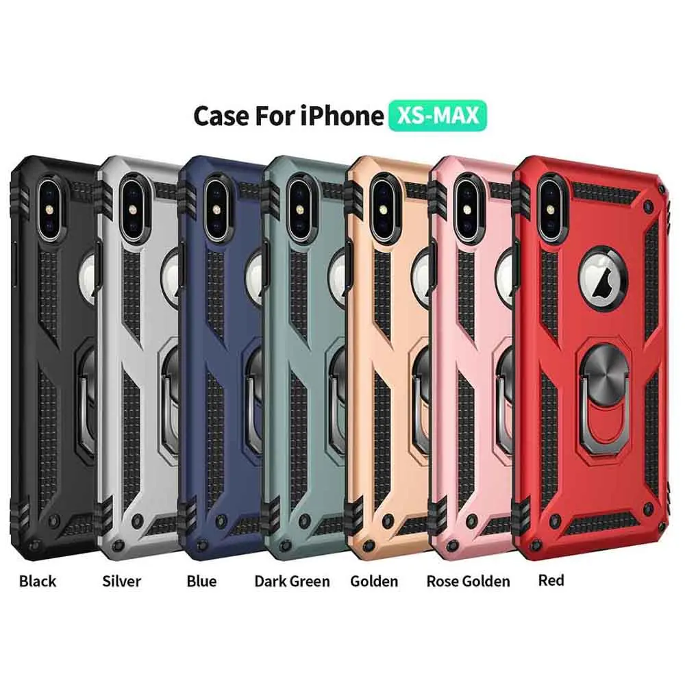 LEEWINDA For iPhone XS Max Phone Case,Luxury Armor Shockproof TPU+PC 2 in 1 360 Degree Rotating Holder Ring Back Cover
LEEWINDA For iPhone XS Max Phone Case,Luxury Armor Shockproof TPU+PC 2 in 1 360 Degree Rotating Holder Ring Back Cover