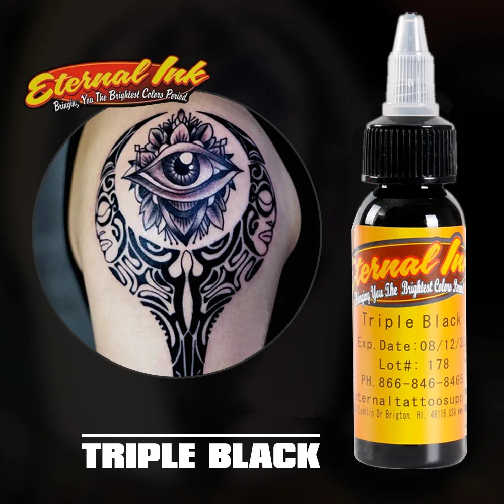 Triple Black Professional Tattoo Pigment Ink Permanent Tattoo Painting Supply for Body Beauty Tattoo Art Professional
Triple Black Professional Tattoo Pigment Ink Permanent Tattoo Painting Supply for Body Beauty Tattoo Art Professional