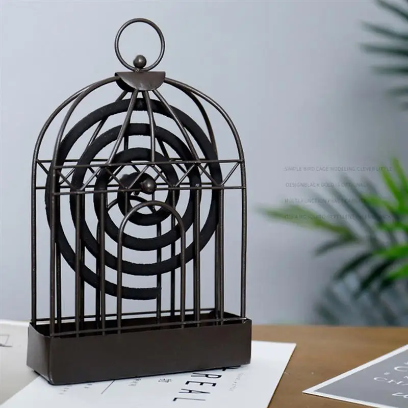 Creative Mosquito Coil Holder Nordic Style Birdcage Shape Summer Day Iron Mosquito Repellent Incenses Rack Plate Home Decoration
Creative Mosquito Coil Holder Nordic Style Birdcage Shape Summer Day Iron Mosquito Repellent Incenses Rack Plate Home Decoration