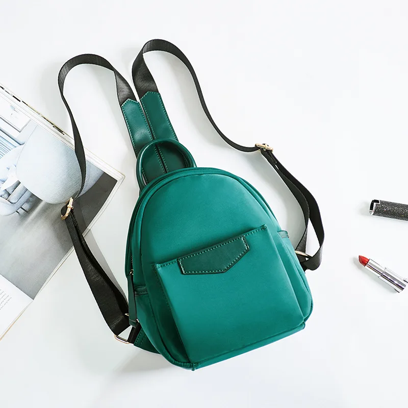 Fashion Niche Backpack Lady Solid Color Small Bag Oxford Cloth Waterproof Fabric Portable Handbag Bags for Women
Fashion Niche Backpack Lady Solid Color Small Bag Oxford Cloth Waterproof Fabric Portable Handbag Bags for Women