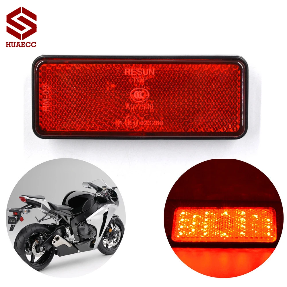 Universal Rectangle Motorcycle Reflector Tail Brake Turn Signal Light Lamp LED for Car ATV Reflectors Truck Side Warning Lights
Universal Rectangle Motorcycle Reflector Tail Brake Turn Signal Light Lamp LED for Car ATV Reflectors Truck Side Warning Lights