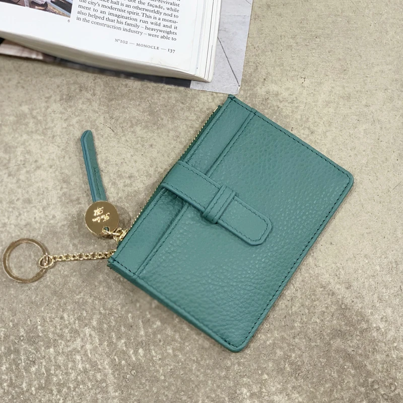 Wallet Women Genuine Leather Cute Small Credit Card Holders Luxury Design Cowhide Coin Purse Minimalist Money Bag With Key Ring
Wallet Women Genuine Leather Cute Small Credit Card Holders Luxury Design Cowhide Coin Purse Minimalist Money Bag With Key Ring