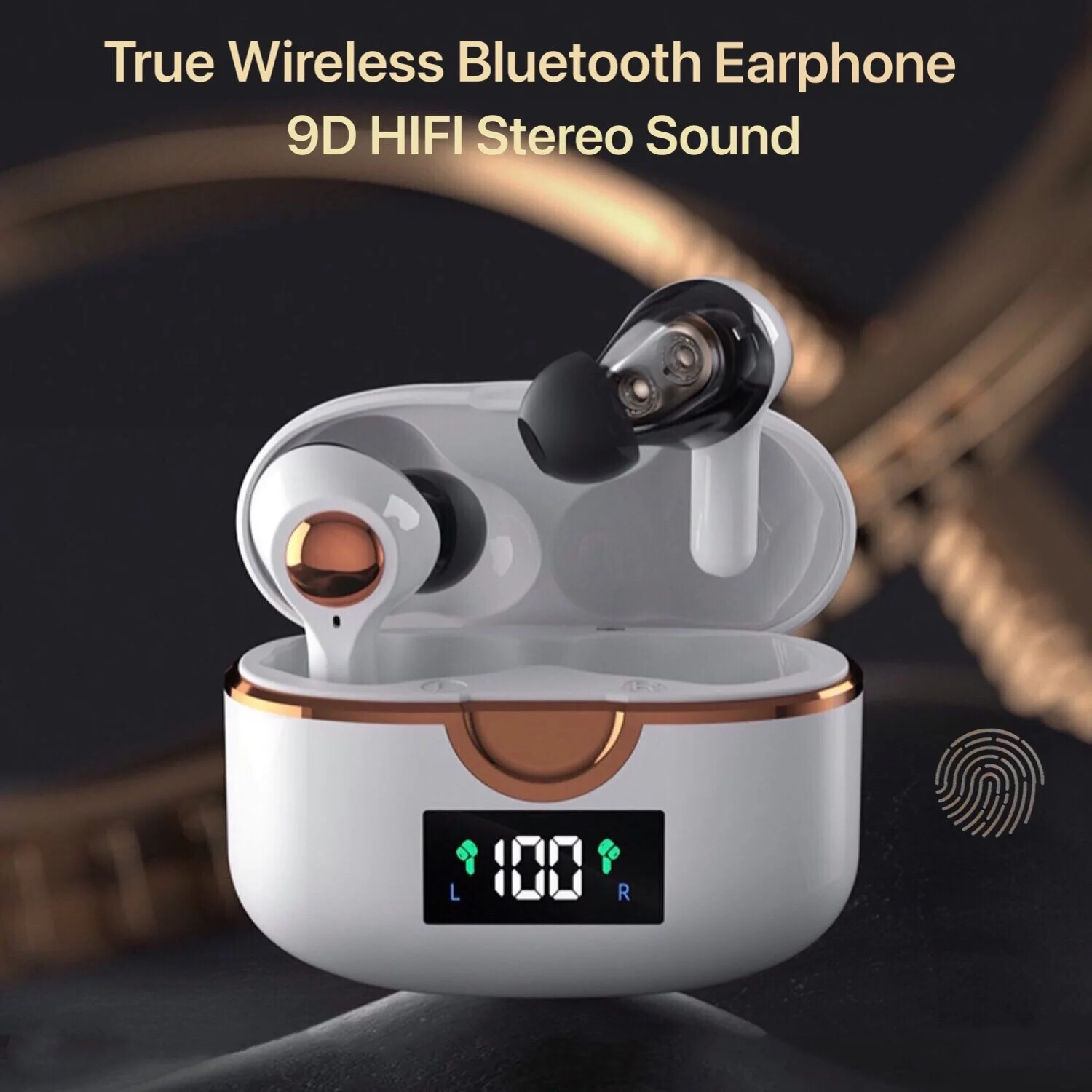 TWS Bluetooth Earphones 9D Stereo LED Display Waterproof Wireless Headphones Earbuds With Microphone For All System
TWS Bluetooth Earphones 9D Stereo LED Display Waterproof Wireless Headphones Earbuds With Microphone For All System