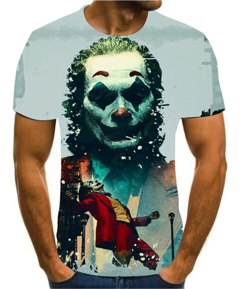 Summer New Large Size Movie Characte Theme Top Fashion Cool Men's 0 Collar T-shirt Male 3D T-shirt Boy Casual Street Clothing
Summer New Large Size Movie Characte Theme Top Fashion Cool Men's 0 Collar T-shirt Male 3D T-shirt Boy Casual Street Clothing