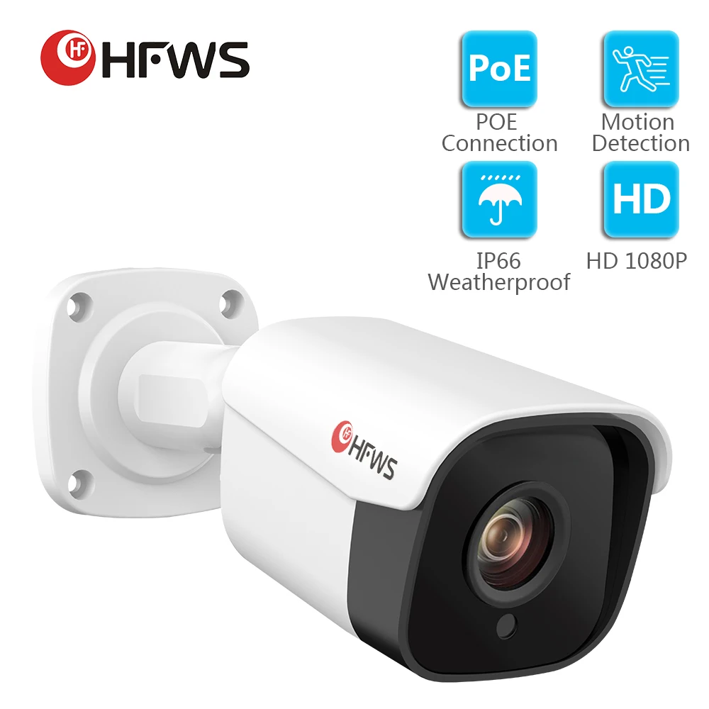 HFWS H.265 Hd 1080P 2Mp Аудио Видео Ip камера Onvif Cctv Ip Камера Poe Открытый Водонепроницаемый ИК P2P дома Камера Крытый камеры видеонаблюдения
HFWS H.265 Hd 1080P 2Mp Аудио Видео Ip камера Onvif Cctv Ip Камера Poe Открытый Водонепроницаемый ИК P2P дома Камера Крытый камеры видеонаблюдения