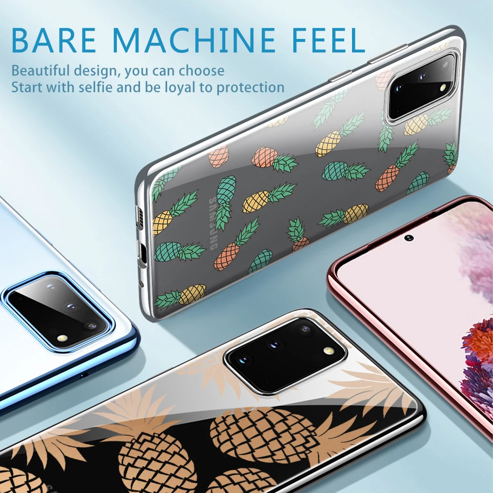 Color Pineapple Case for Samsung S21 S10 S9 S8 S20 Plus Ultra A51 A50 A71 A70 A20E A21S NOTE 20 10 9 8 Plus Soft TPU Back Fundas
Color Pineapple Case for Samsung S21 S10 S9 S8 S20 Plus Ultra A51 A50 A71 A70 A20E A21S NOTE 20 10 9 8 Plus Soft TPU Back Fundas