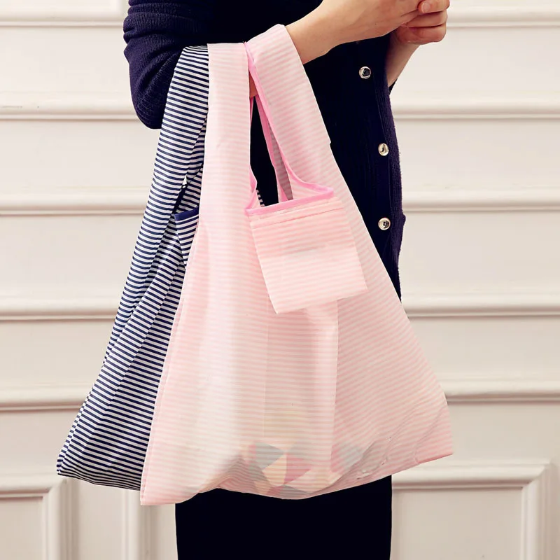 

Bolso de compras para mujer, bolsa de tela Oxford con estampado creativo, plegable, bolsas de almacenamiento para el hogar