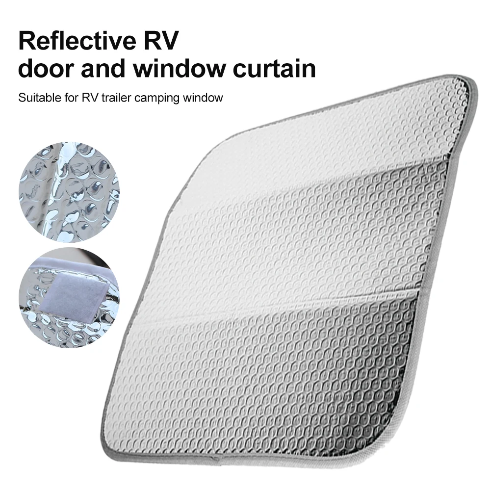 RV Door Window Shade Privacy Window Covering Double Sided Reflective Insulation Shield UV Protection Car Door Window Cover
RV Door Window Shade Privacy Window Covering Double Sided Reflective Insulation Shield UV Protection Car Door Window Cover