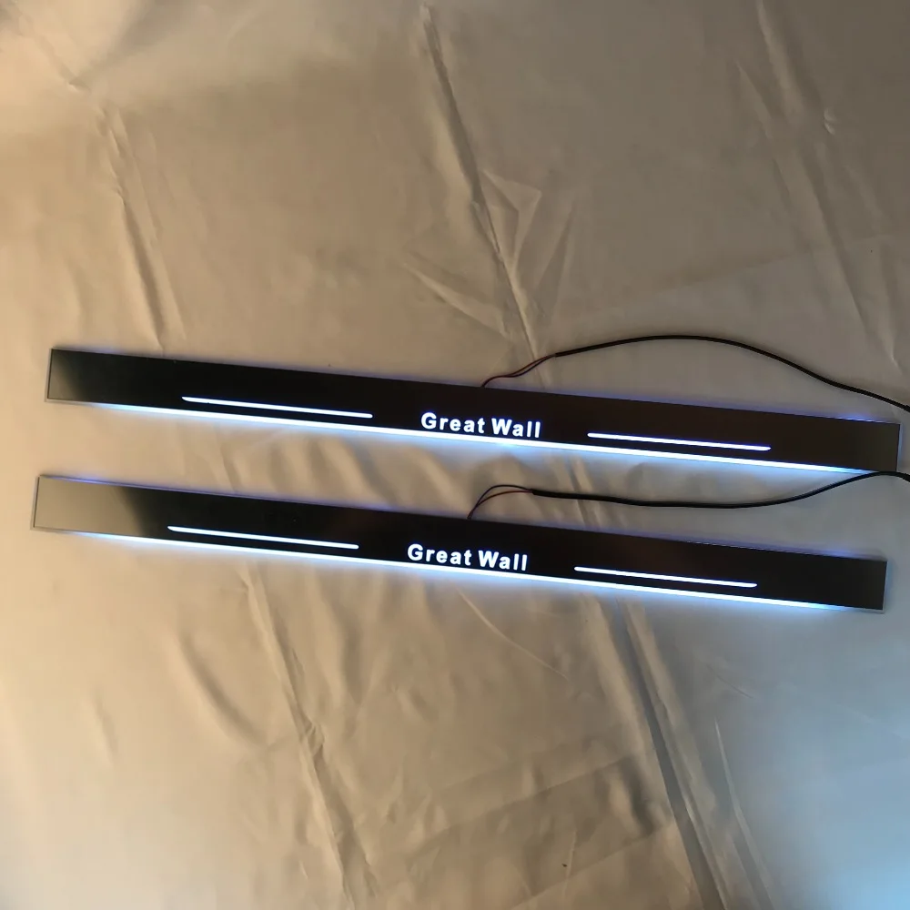 Free express ship Led door sill Decorative lights Slat guards Plate strips for Great Wall h5
Free express ship Led door sill Decorative lights Slat guards Plate strips for Great Wall h5