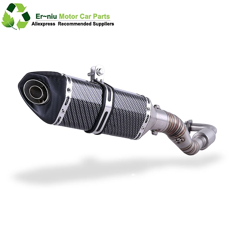 Motorcycle Exhaust Slip-On Full System Modified Front Middle Link Pipe Muffler With Stciker For YAMAHA N MAX 155 NMAX155
Motorcycle Exhaust Slip-On Full System Modified Front Middle Link Pipe Muffler With Stciker For YAMAHA N MAX 155 NMAX155