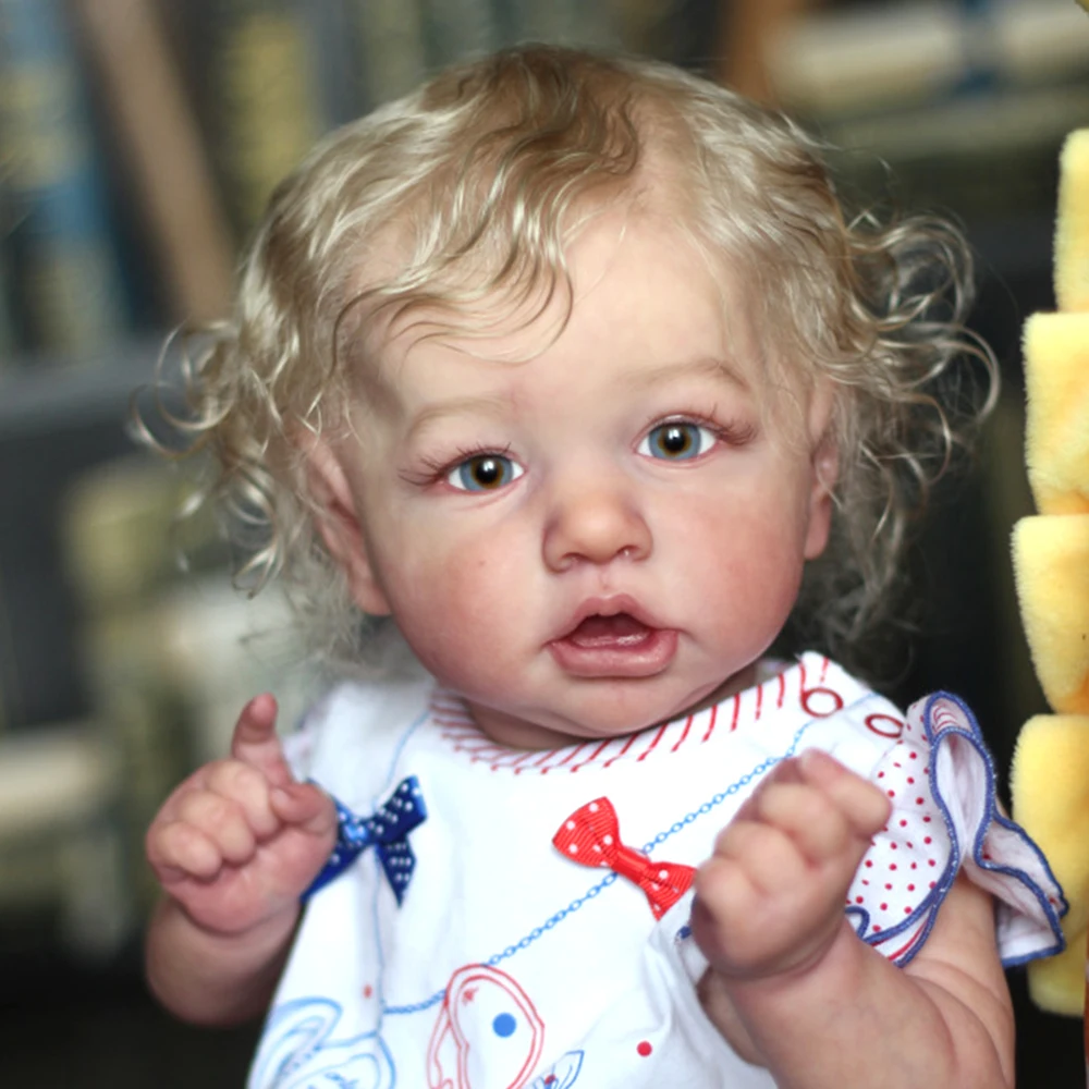 Hoomai 22 Inche Silicone body Reborn Baby Doll Saskia Vinyl Unpainted Unfinished Doll Parts DIY Blank Doll Kit
Hoomai 22 Inche Silicone body Reborn Baby Doll Saskia Vinyl Unpainted Unfinished Doll Parts DIY Blank Doll Kit