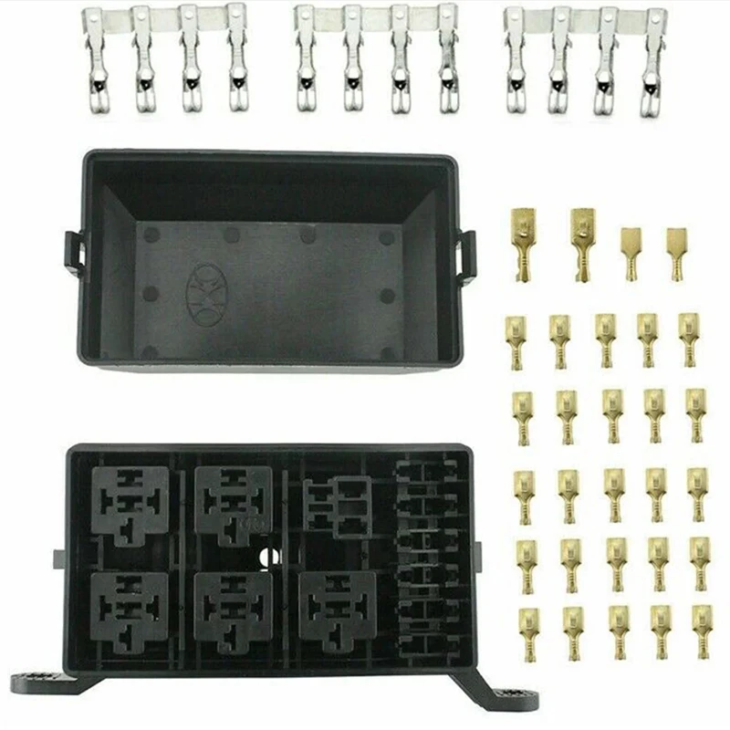 With 41 Terminal Blocks Car Modified Fuse Box 6-Way Fuse Holder Dropshipping Wholesale
With 41 Terminal Blocks Car Modified Fuse Box 6-Way Fuse Holder Dropshipping Wholesale