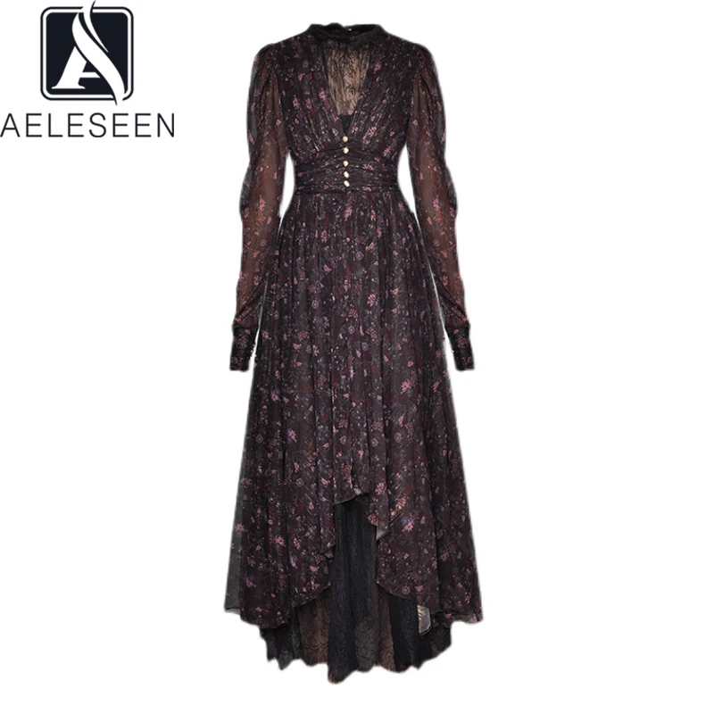 Женское асимметричное длинное платье AELESEEN, модное весеннее платье с пышными рукавами и цветочным принтом на пуговицах, 2021
Женское асимметричное длинное платье AELESEEN, модное весеннее платье с пышными рукавами и цветочным принтом на пуговицах, 2021