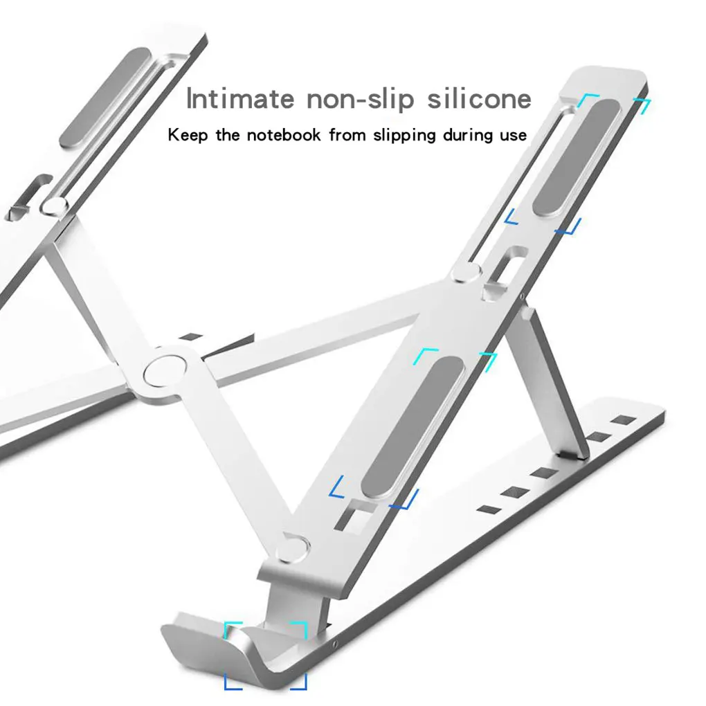 Foldable Laptop Holder for MacBook Air Pro Notebook Laptop Stand Bracket Laptop Holder for PC Notebook 6 Heights Adjustable
Foldable Laptop Holder for MacBook Air Pro Notebook Laptop Stand Bracket Laptop Holder for PC Notebook 6 Heights Adjustable