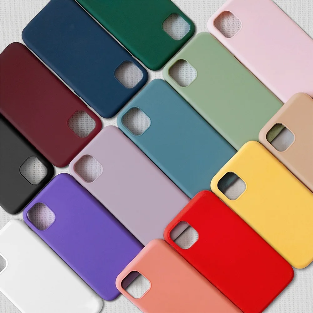 Candy Colors Phone Case for IPhone 12 Mini 11 Pro Max Soft Silicone Phone Cover for IPhone 6 7 8 Plus X Xr Xs Max Se 2020 Case
Candy Colors Phone Case for IPhone 12 Mini 11 Pro Max Soft Silicone Phone Cover for IPhone 6 7 8 Plus X Xr Xs Max Se 2020 Case