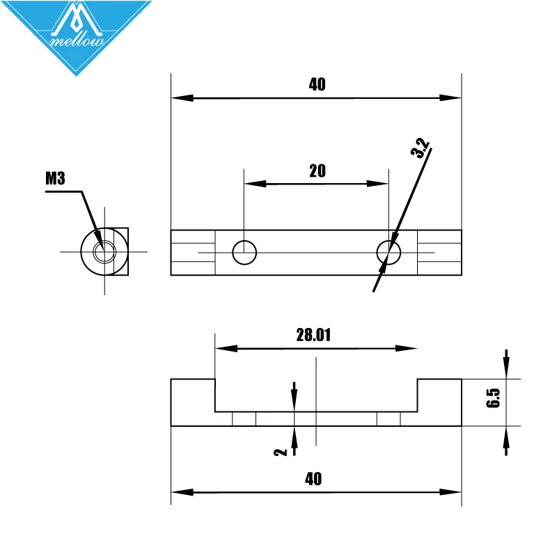 3D printer accessories Kossel fisheye effector connector unit triangle type effector connection
3D printer accessories Kossel fisheye effector connector unit triangle type effector connection