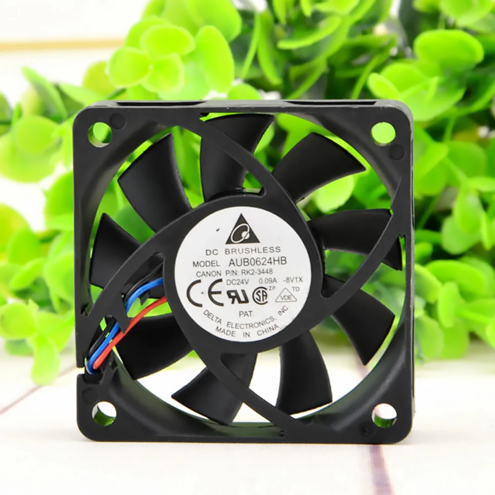 AUB0624HB 60mm 6cm 6015 60X60X15MM DC 24V 0.09A 3Wire For Canon RK2-3448 server inverter Cooling Fans
AUB0624HB 60mm 6cm 6015 60X60X15MM DC 24V 0.09A 3Wire For Canon RK2-3448 server inverter Cooling Fans