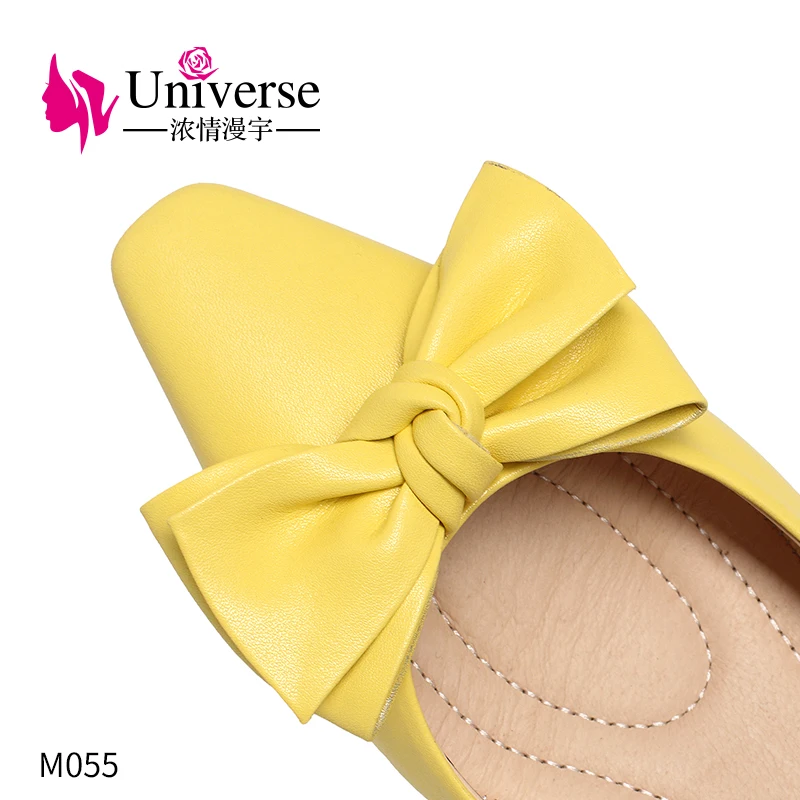 Universe M055 New Sweet Casual Candy Color Pink Leather Pointy Toe Butterfly Knot Flats Low Heels Women's Dress Shoes Lady Pumps
Universe M055 New Sweet Casual Candy Color Pink Leather Pointy Toe Butterfly Knot Flats Low Heels Women's Dress Shoes Lady Pumps