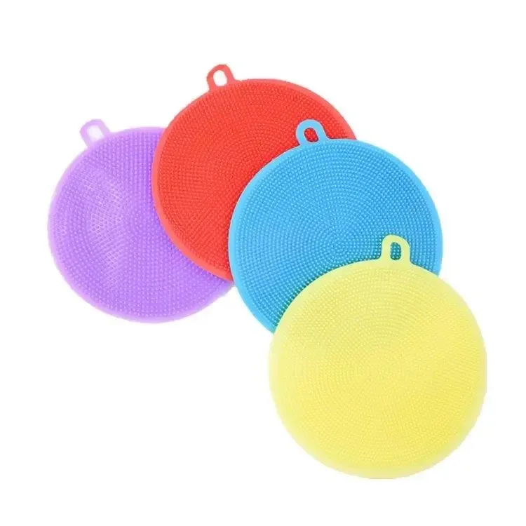Kitchen Cleaning Brush Silicone Dishwashing Brush Fruit Vegetable Cleaning Brushes Pot Pan Sponge Scouring Pads
Kitchen Cleaning Brush Silicone Dishwashing Brush Fruit Vegetable Cleaning Brushes Pot Pan Sponge Scouring Pads