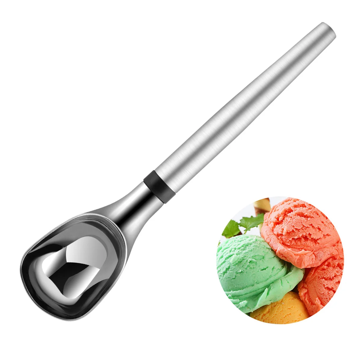 1 pcs Stainless Steel Ice Cream Scoop Thickened Handle Icecream Watermelon Deep Spoon Fruit Pulp Remover
1 pcs Stainless Steel Ice Cream Scoop Thickened Handle Icecream Watermelon Deep Spoon Fruit Pulp Remover