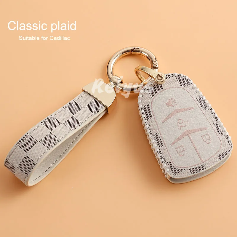 Leather Car Remote Key Cover Case For Cadillac ATS ATS-L XLS XTS XT4 XT5 XT6 CT6 CTS CTS-V SRX 28T Keychain Auto Accessories
Leather Car Remote Key Cover Case For Cadillac ATS ATS-L XLS XTS XT4 XT5 XT6 CT6 CTS CTS-V SRX 28T Keychain Auto Accessories