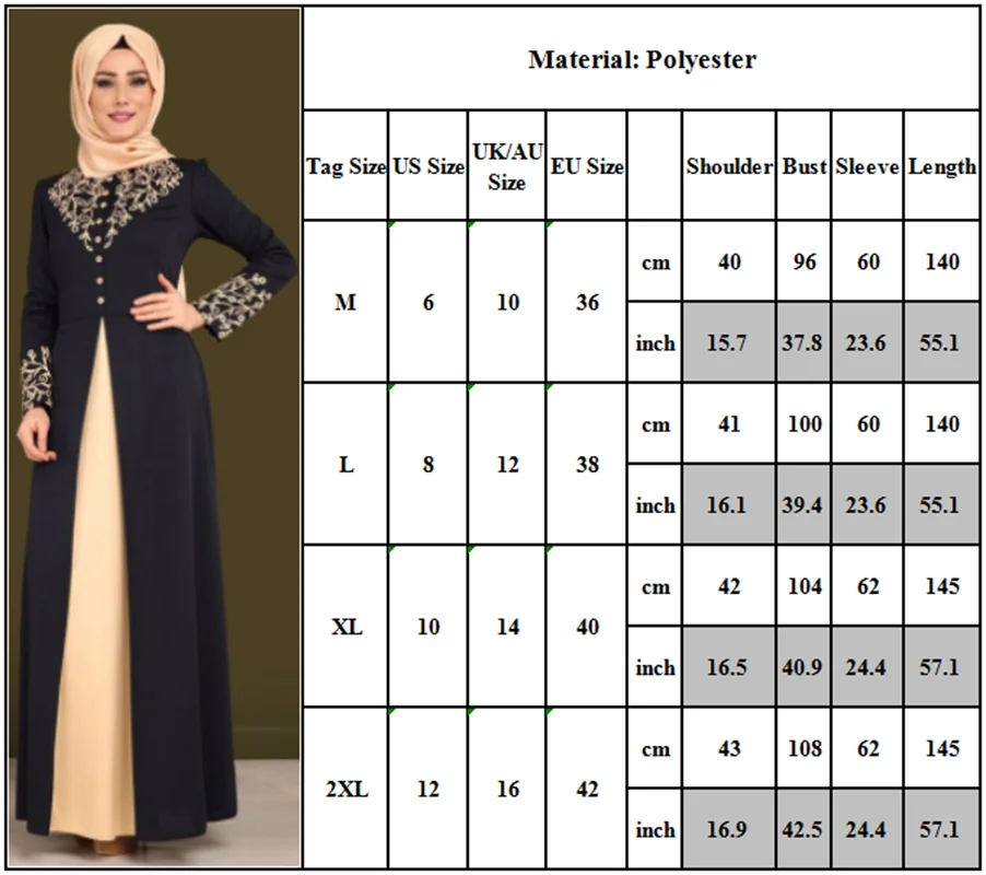 Donsignet Muslim Dress Abaya Dubai Appliques Abaya Turkey Muslim Dress Women Muslim Fashion Elegant Long Dress
Donsignet Muslim Dress Abaya Dubai Appliques Abaya Turkey Muslim Dress Women Muslim Fashion Elegant Long Dress