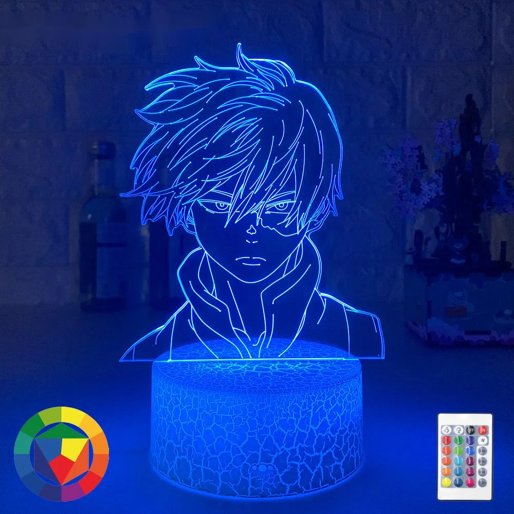 Anime My Hero Academia Shoto Todoroki Face Design Led Night Light Lamp for Kids Child Boys Bedroom Decor Acrylic Table Lamp Gift
Anime My Hero Academia Shoto Todoroki Face Design Led Night Light Lamp for Kids Child Boys Bedroom Decor Acrylic Table Lamp Gift