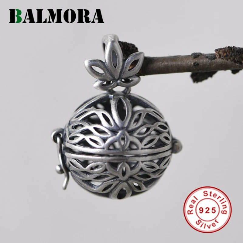 BALMORA 100% 925 Pure Silver Lotus Pendant For Women Vintage Hollow Sachet Pendant Thai Silver Jewelry Accessory Without Chain
BALMORA 100% 925 Pure Silver Lotus Pendant For Women Vintage Hollow Sachet Pendant Thai Silver Jewelry Accessory Without Chain