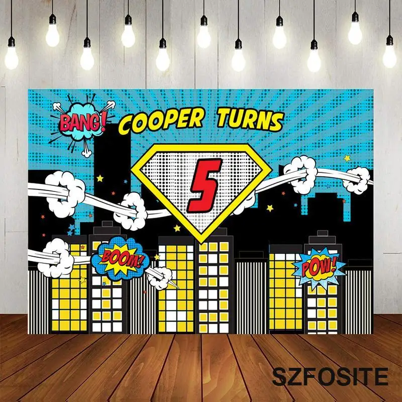 Night Lights Bustling City Superhero Cartoon Backdrop Boy Birthday Party Table Decoration Photography Photo Kid Vinyl Background
Night Lights Bustling City Superhero Cartoon Backdrop Boy Birthday Party Table Decoration Photography Photo Kid Vinyl Background